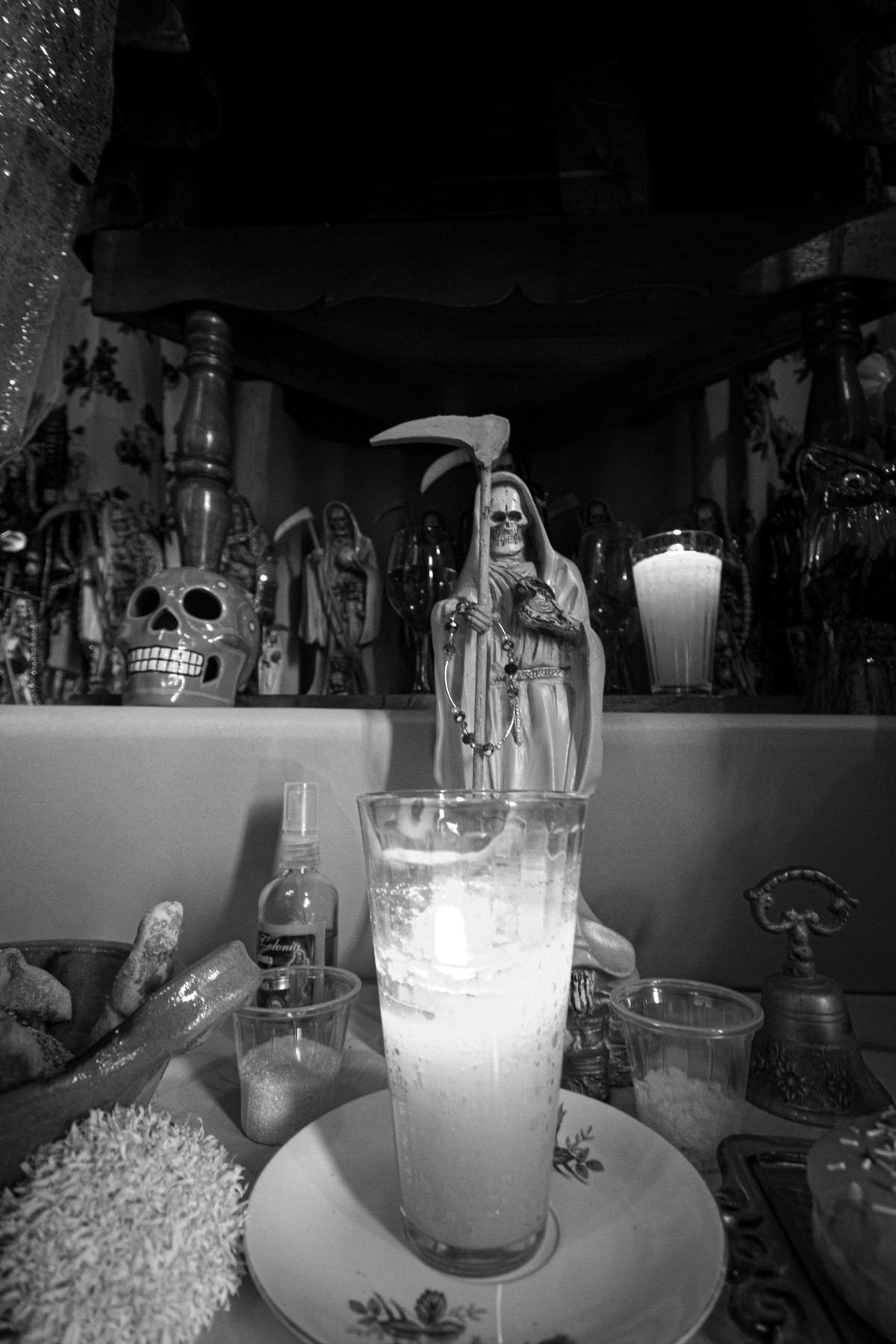 La santa muerte en Chiapa de Corzo.
